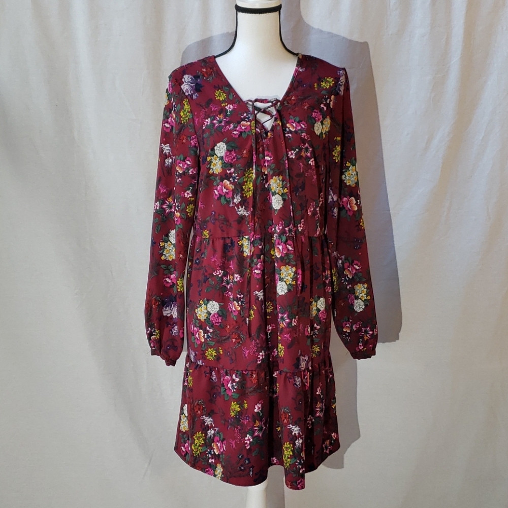 JustFab Floral Dress